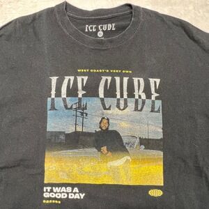 Ice Cube T-Shirt Mens XL‎ Black Graphic It Was A Good Day West Coast Rap Tee